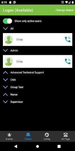 VisionLink II Mobile Voice Screen 3