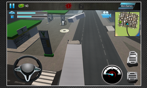Screenshot 1 Camiones simulador 3D 2014 android