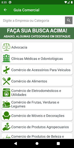 Android application ACIAR Registro screenshort