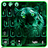 Neon Tiger Keyboard Theme icon