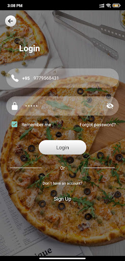 Android application Easy Food Myanmar screenshort