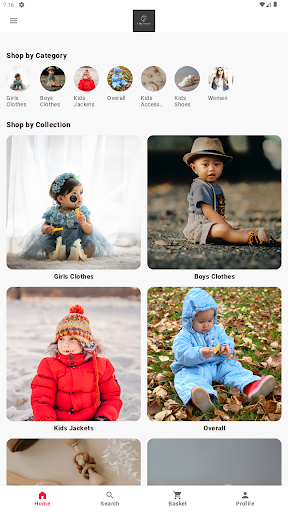 Android application Chic friends screenshort