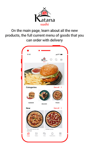 Android application Katana sushi pl screenshort