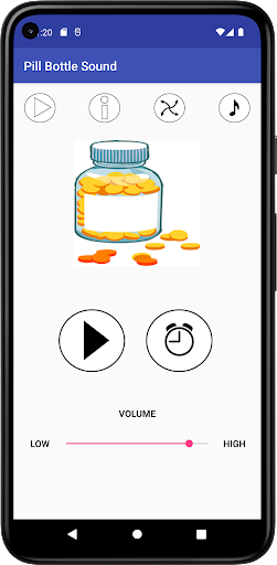 Android application Pill Bottle Sound screenshort