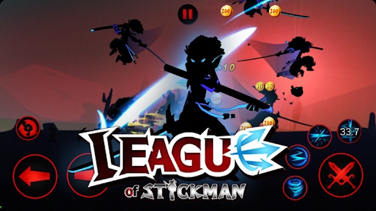 تحميل لعبة League of Stickman مهكرة 2026 من ميديا فاير 4