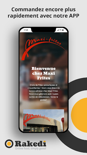 Android application Maxi Frites screenshort