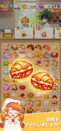 Game screenshot ドリームレシピ：マージクッキング·ダイアリー apk download