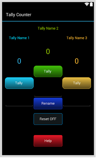 Android application Tally Counter Free screenshort