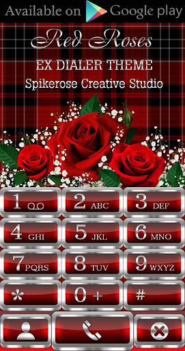 Red Roses Go SMS theme