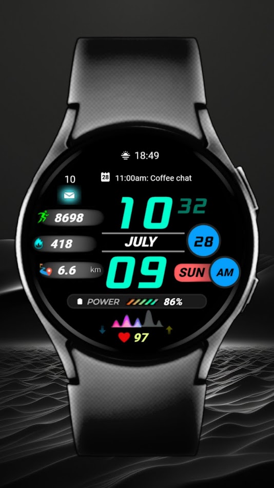 #6. PKG014 (Android) Podle: PKG WATCH FACE