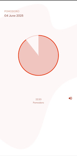 Screenshot of Pomodoro Productivity Timer