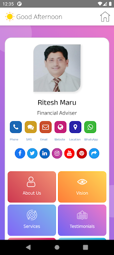Android application Ritesh Maru screenshort