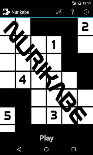 Android application Nurikabe screenshort