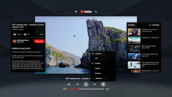 YouTube VR Screenshot