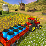 Cover Image of Download Farm Tractor Cargo Driving Sim  APK