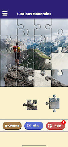 Glorious Mountains Puzzle Screen 2