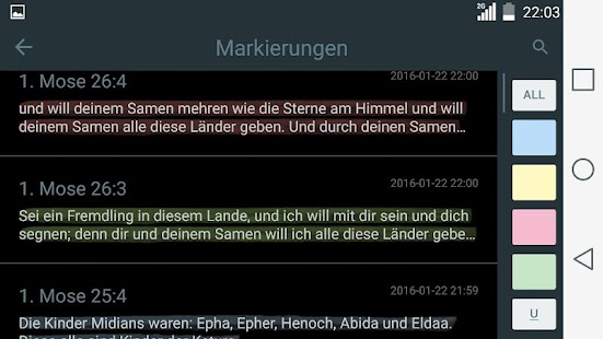 Bibel. Lutherbibel (1912) Screenshot