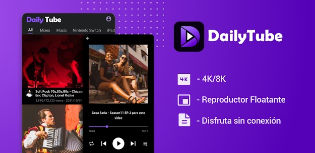 DailyTube Mod APK 2024 Premium Desbloqueado 1