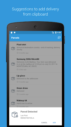 Parcels: Track Packages Amazon, AliExpress, USPS android2mod screenshots 4