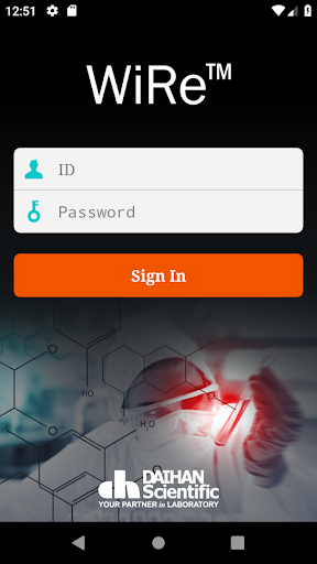 Android application Smart-Lab Wire 3 screenshort
