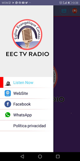 Android application EEC TV RADIO screenshort