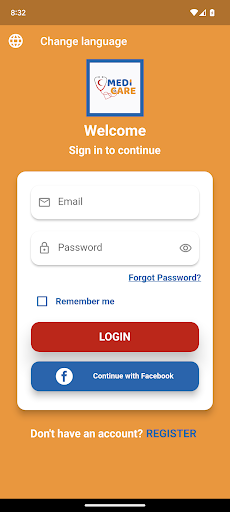 Android application Medicare Egypt Patient App screenshort