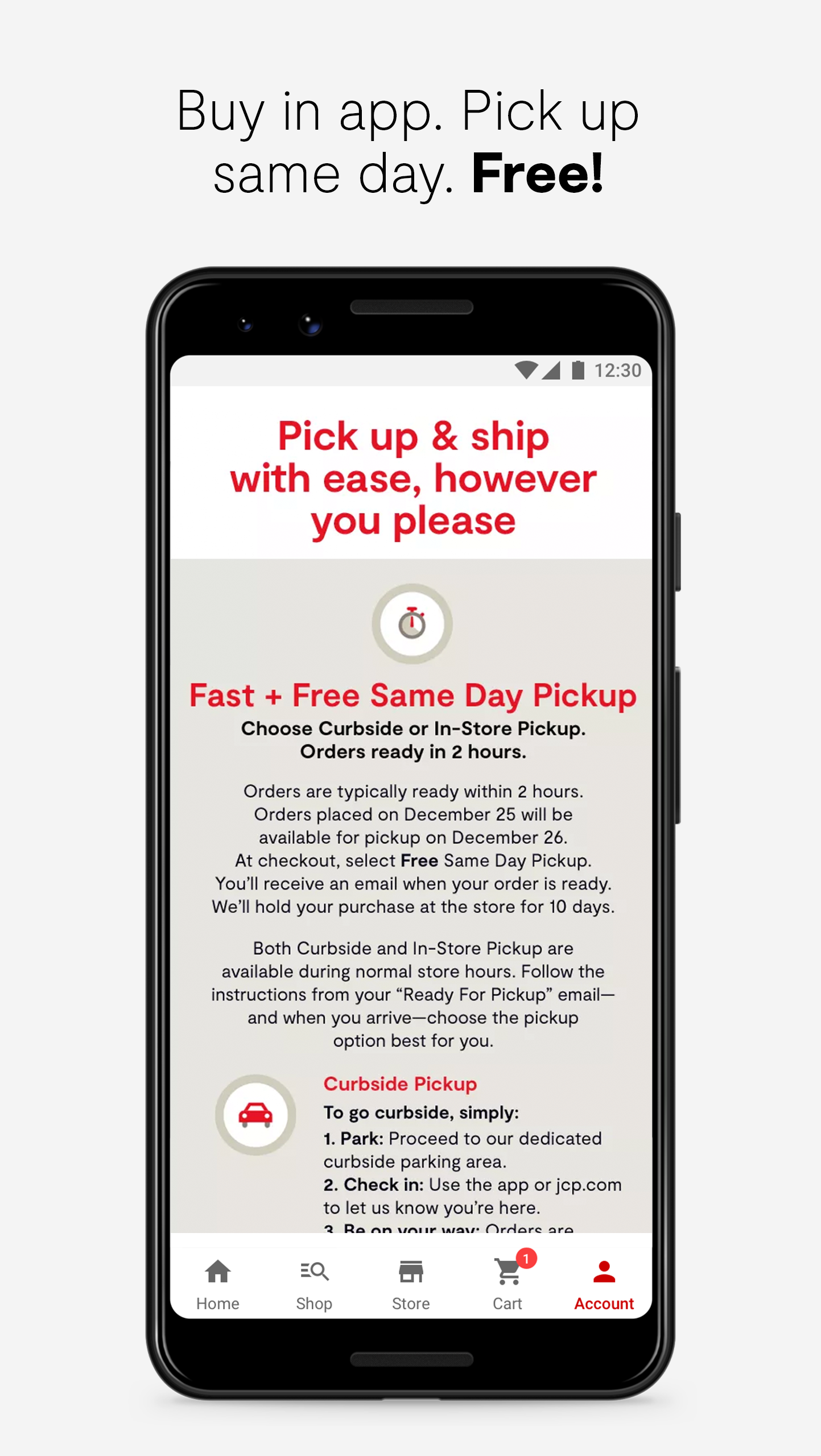 Android application JCPenney – Shopping & Deals screenshort