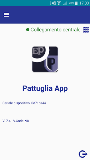 Android application Pattuglia App screenshort