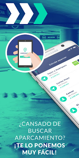 Android application ParkingLibre, parking meter. screenshort