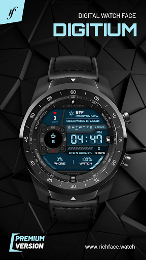Android application Digitium Watch Face screenshort