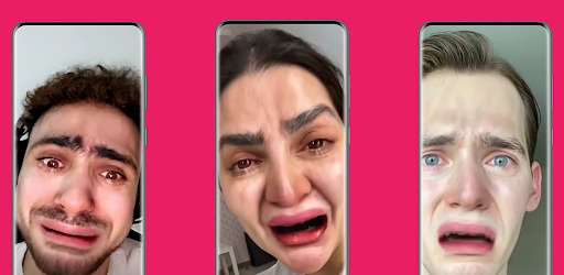 Crying Face Camera Filter