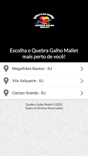 Android application Quebra Galho Mallet Delivery screenshort
