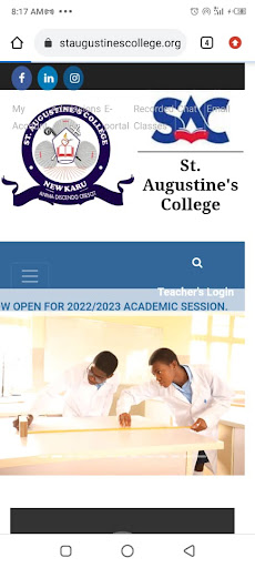 Android application St. Augustines College screenshort