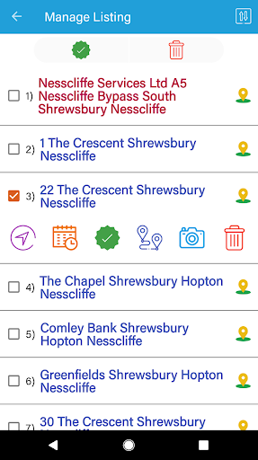 NavM8 Address-Finder multidrop Screen 3