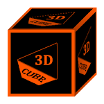 Cover Image of Herunterladen 3D Flat Orange Icon Pack  APK