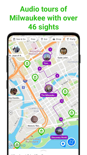 Android application Milwaukee SmartGuide screenshort