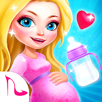 Cover Image of Скачать Детские игры: игра для девочек по уходу за беременной мамой  APK