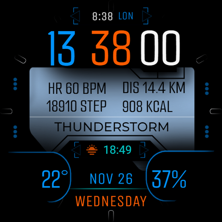 Watch Face WF161 screenshot 6