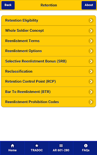 23rd QM BDE Retention Screen 2