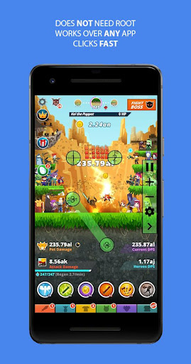 Android application QuickTouch - Automatic Clicker screenshort