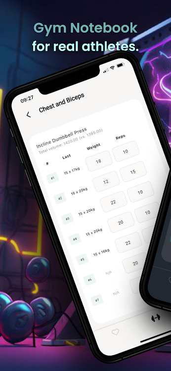 Pumped - gym workouts notebook - 1.3.5 - (Android)
