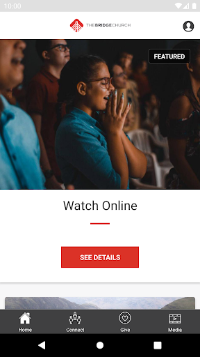 Android application Bridge Church NJ screenshort