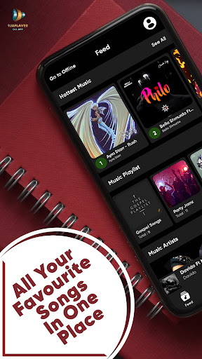 Android application 9jaflaver Go app: Music screenshort