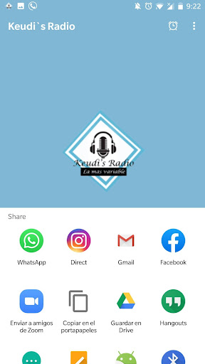 Android application Keudi's Radio screenshort