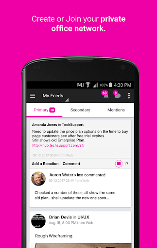 Android application ASW WatsUp screenshort