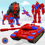 Cover Image of डाउनलोड फ्लाइंग टैंक रोबोट लायन गेम 10.5.2 APK