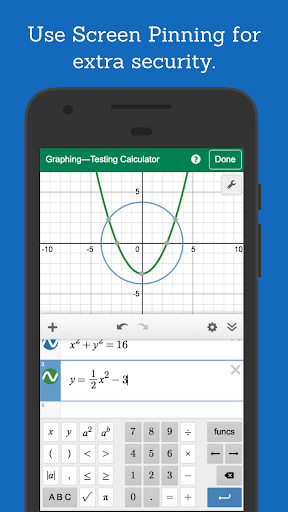 Desmos Test Mode Screen 3