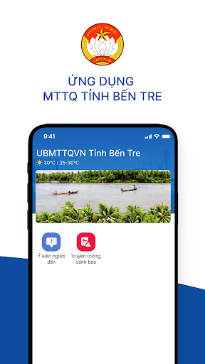 Android application MTTQ Tỉnh Bến Tre screenshort
