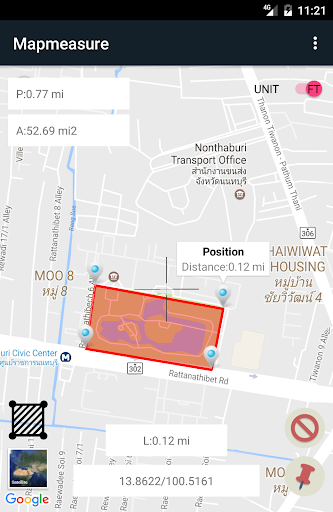 map measure planimeter Screen 2