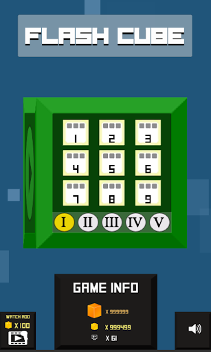Android application Flash Cube screenshort